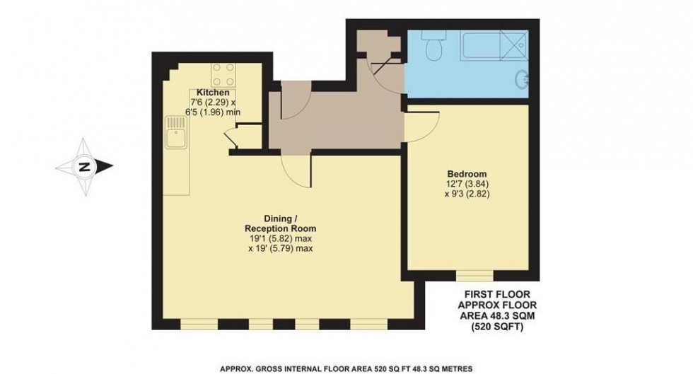 Floorplan for Romulus House, Olympian Court, York