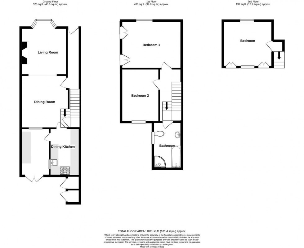 Floorplan for Nunthorpe Road, York