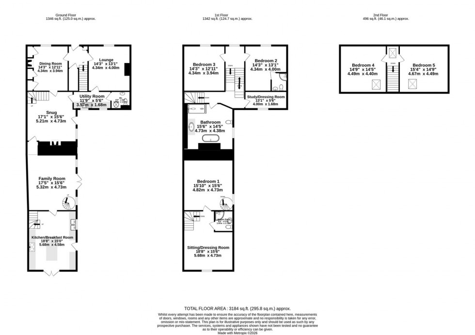 Floorplan for The Old Post Office, Wheldrake, York