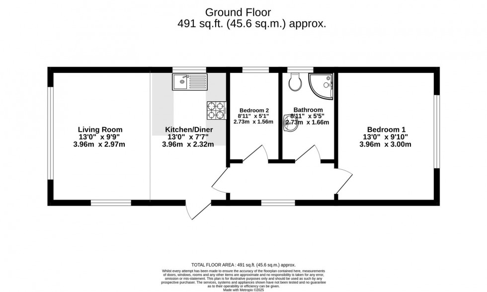 Floorplan for Wilberfoss Park, York