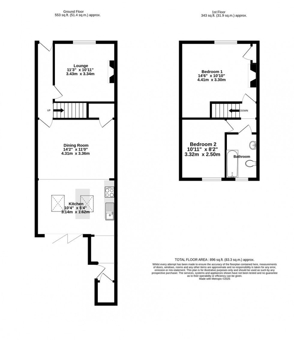 Floorplan for Darnborough Street, Clementhorpe, York
