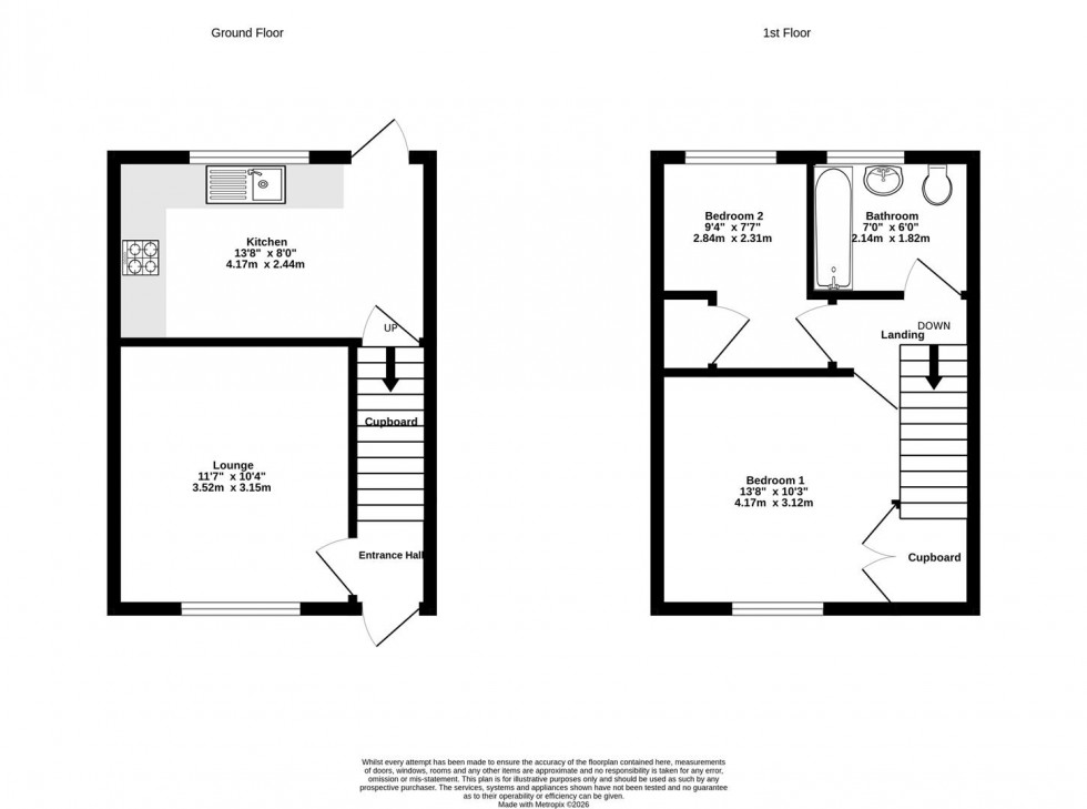 Floorplan for Fairfax Street, York