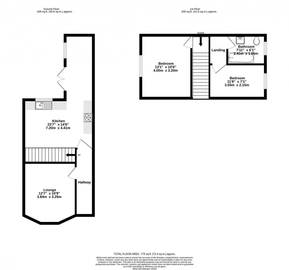 Floorplan for Scott Street, South Bank