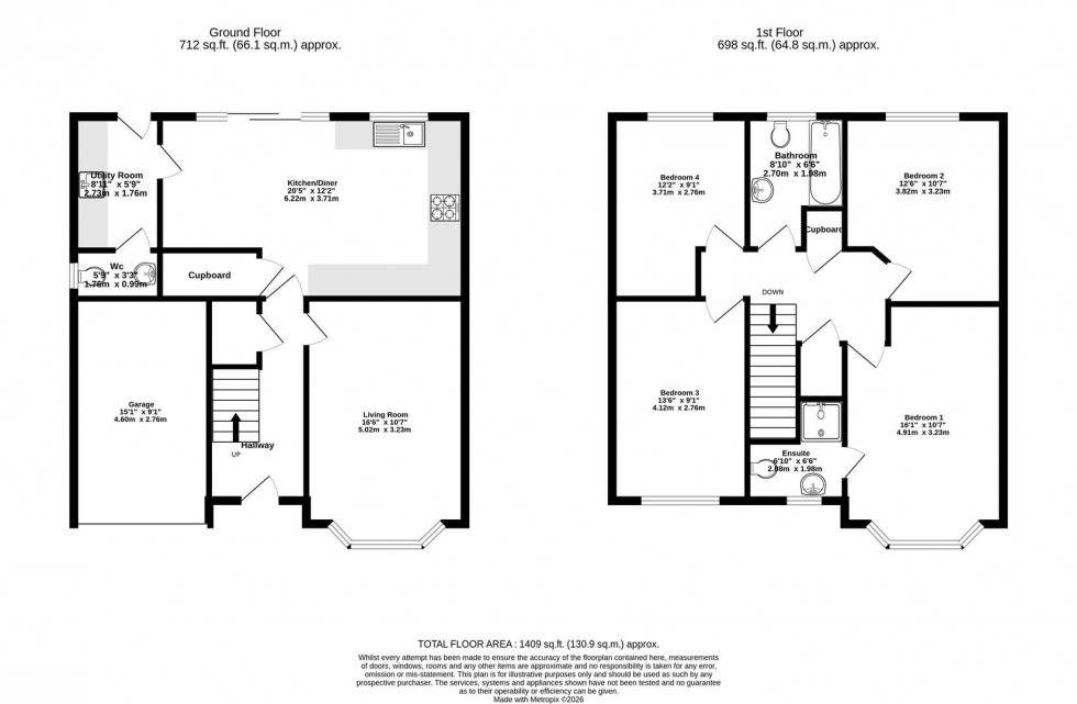 Floorplan for Farro Drive, York