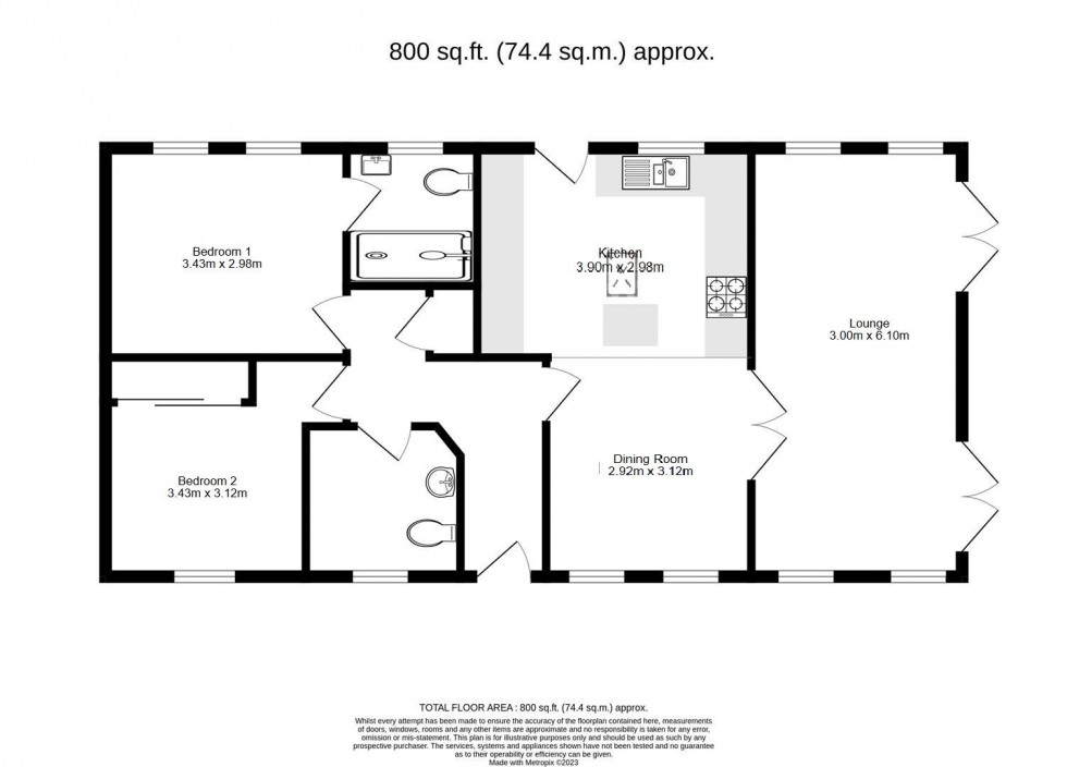 Floorplan for New Walk Orchard, St. Oswalds Road