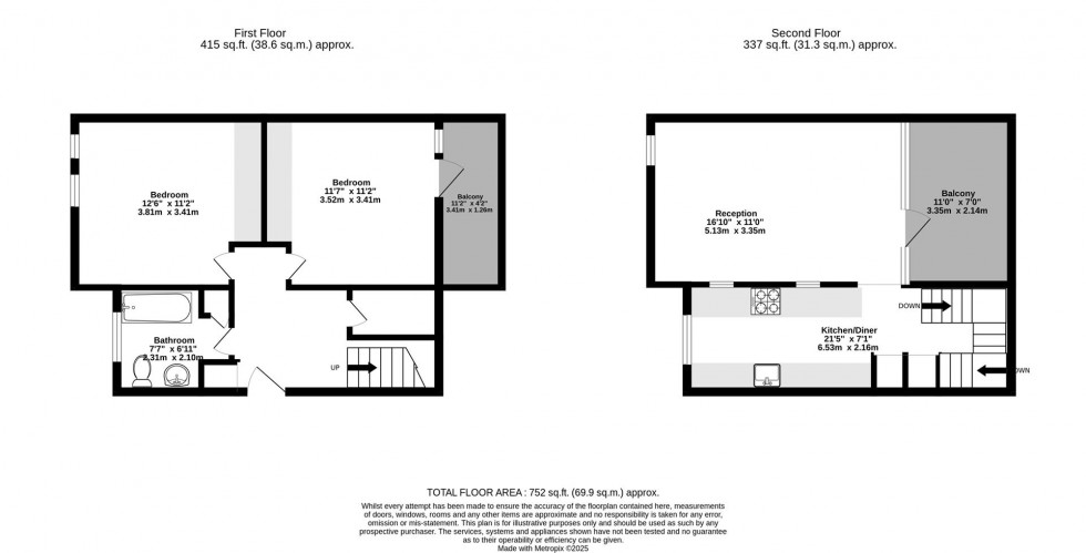 Floorplan for Ouse Lea, York