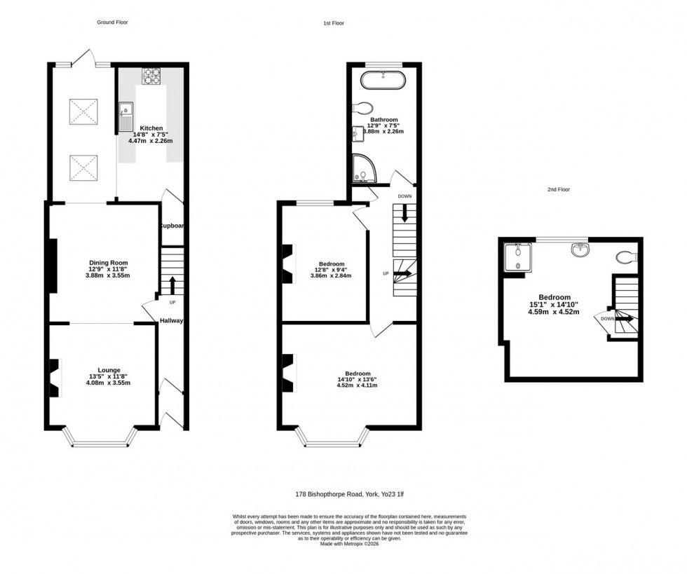 Floorplan for Bishopthorpe Road