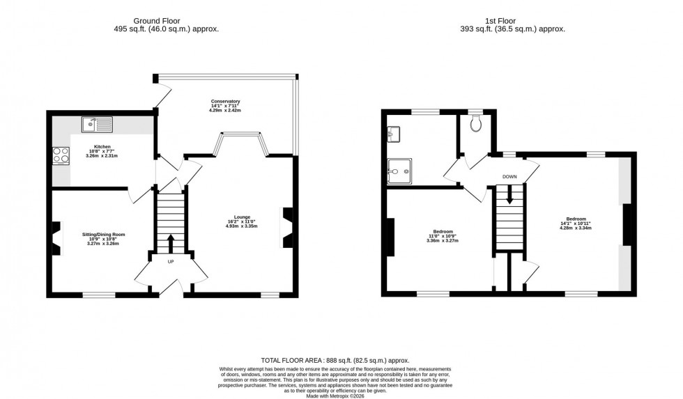 Floorplan for Terry Street, York