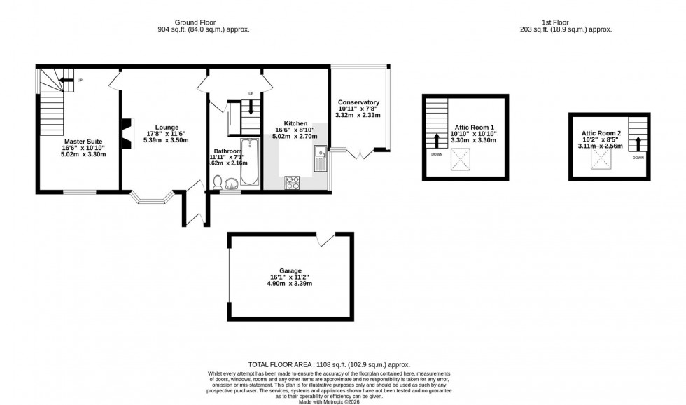 Floorplan for Green Lane, North Duffield, Selby