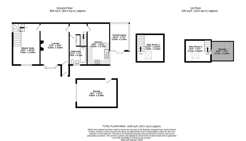 Floorplan for Green Lane, North Duffield, Selby