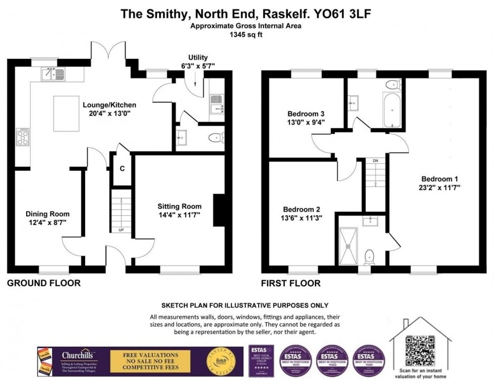 Floorplan for Raskelf, York