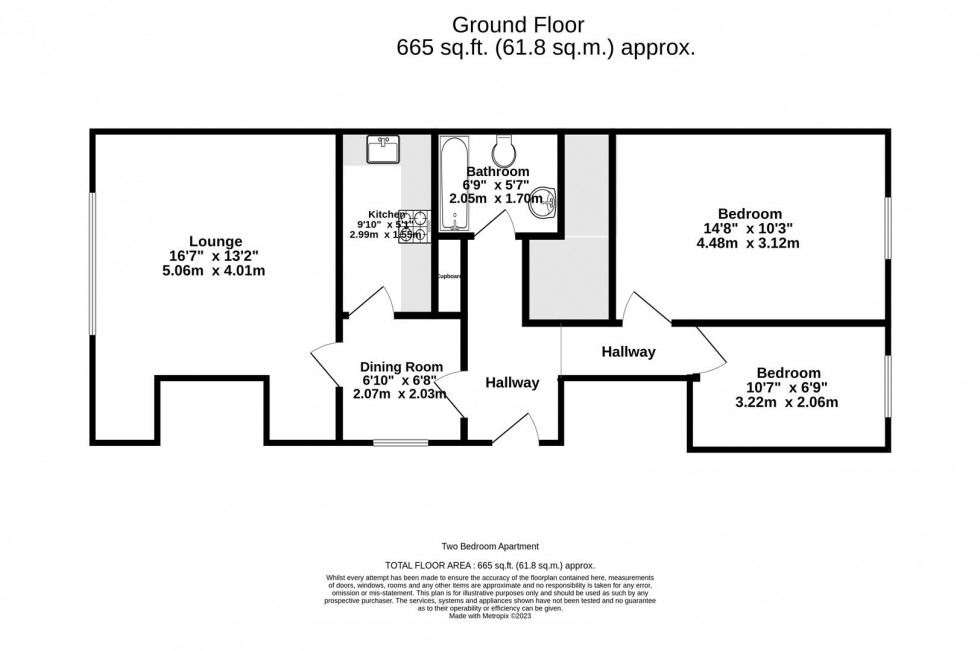 Floorplan for 18 Gillygate, York