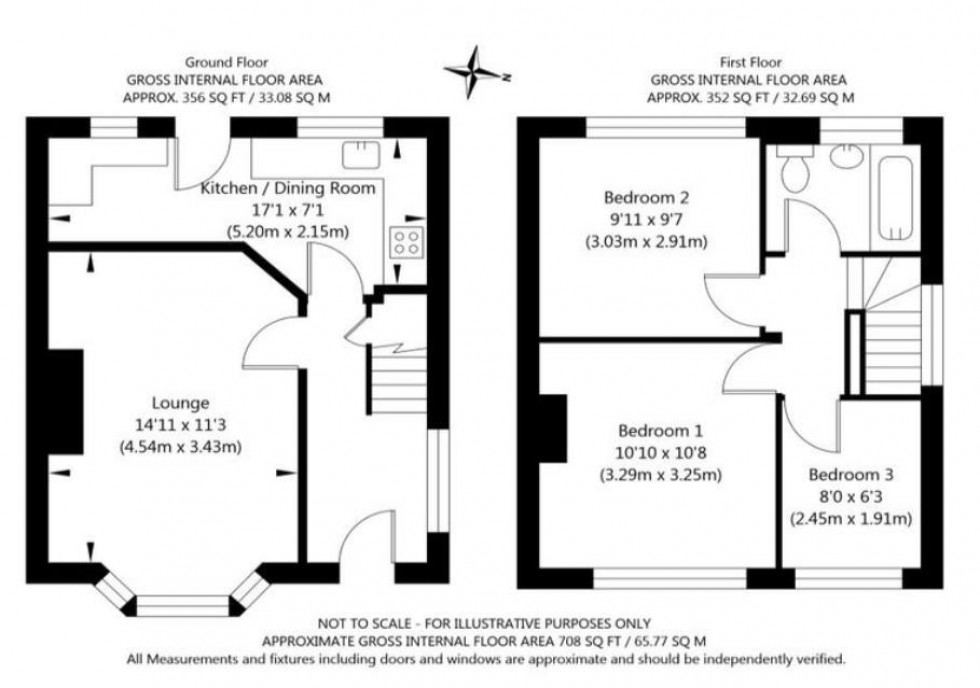 Floorplan for Danum Drive, York