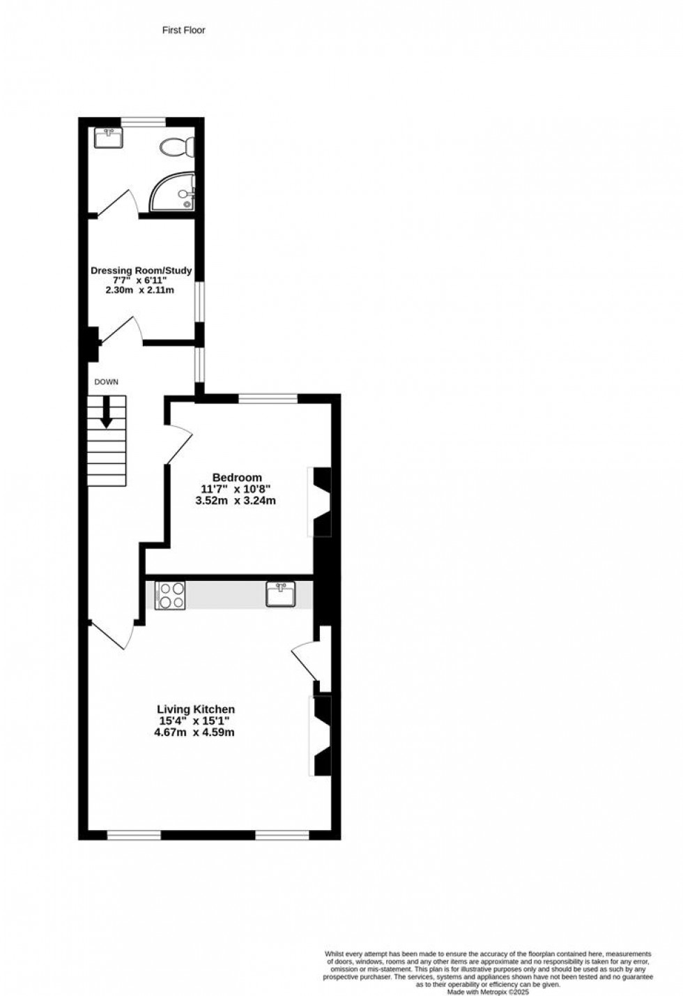 Floorplan for Acomb Road, Holgate, York
