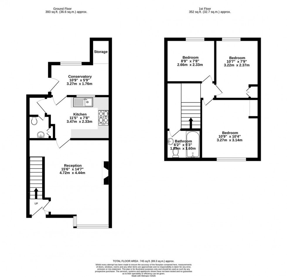 Floorplan for Tang Hall Lane, York