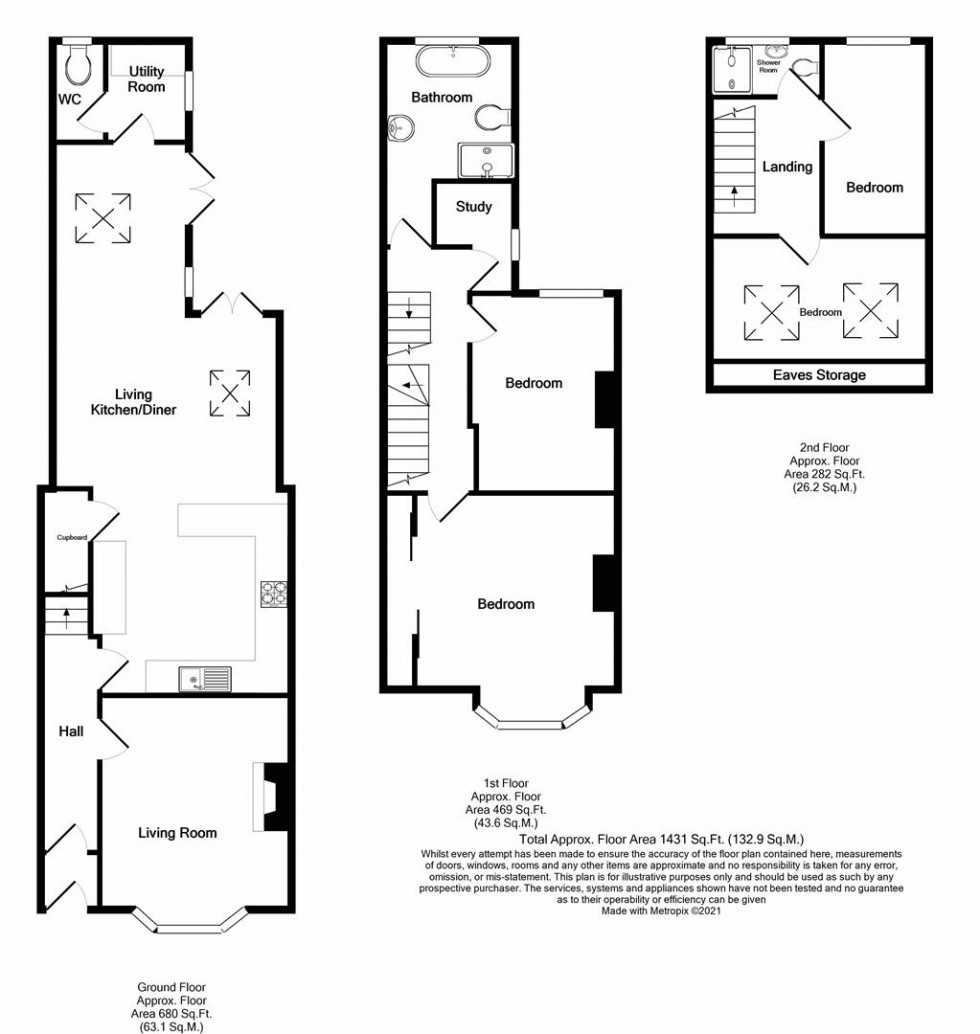 Floorplan for Bishopthorpe Road, York