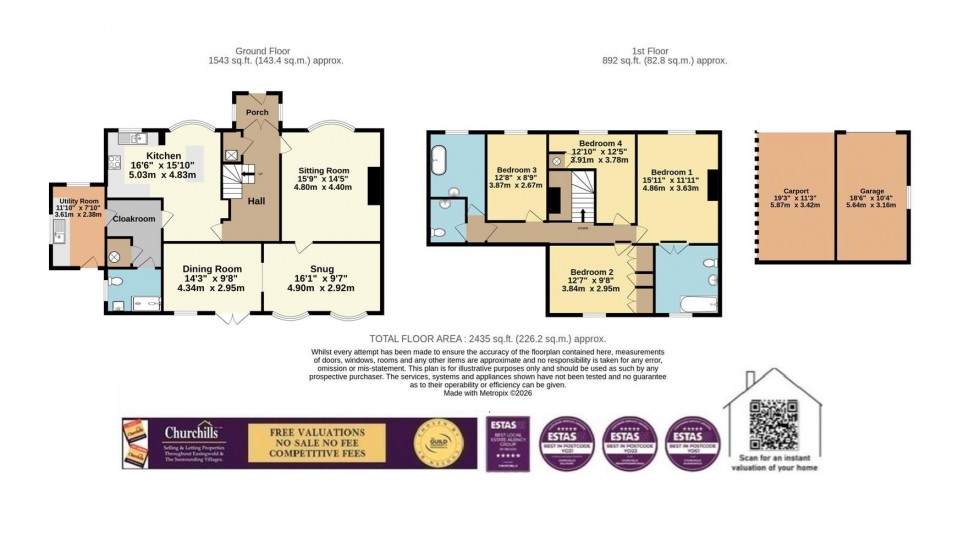 Floorplan for Farlington, York