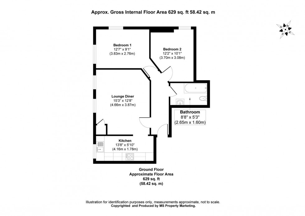 Floorplan for 50 Beaconsfield Street, Acomb