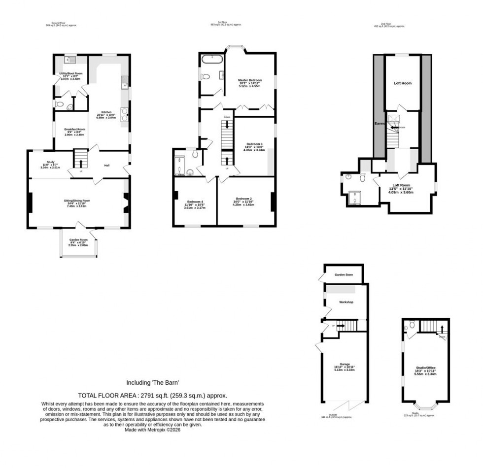 Floorplan for The Green, Stillingfleet, York