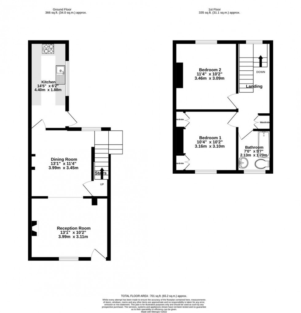 Floorplan for Ash Street, York