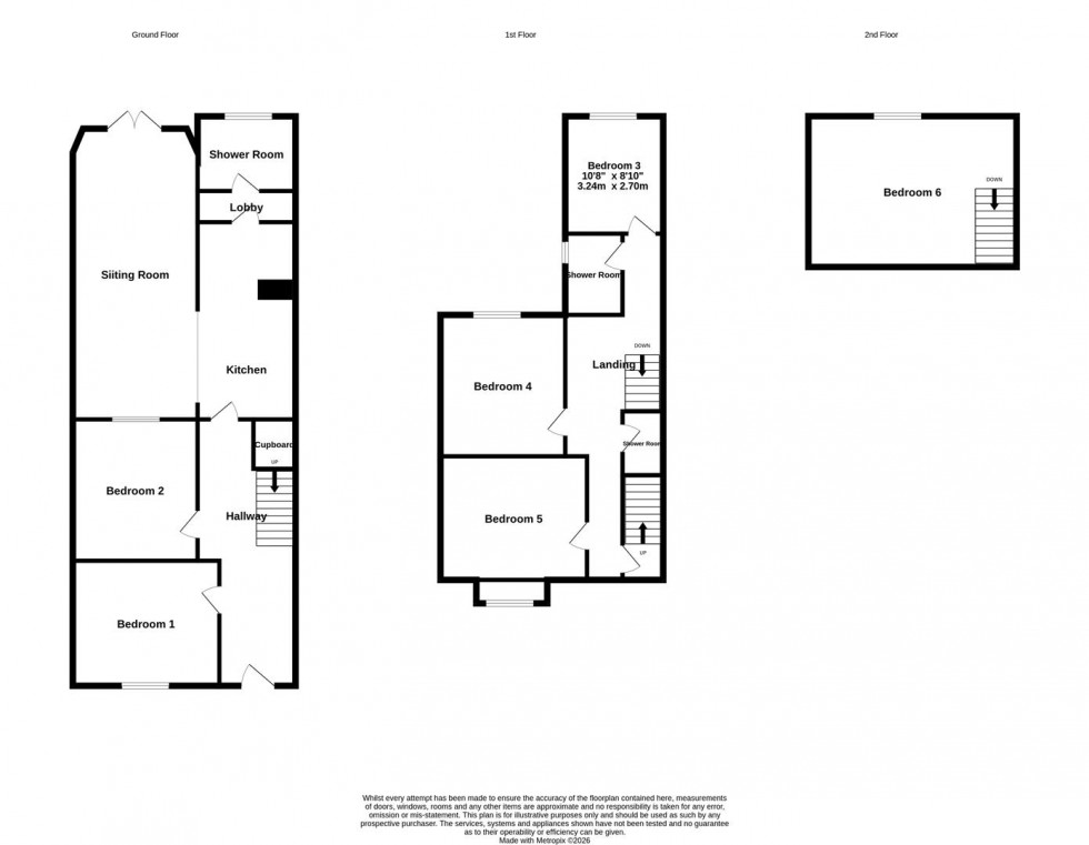 Floorplan for Clarence Street, York