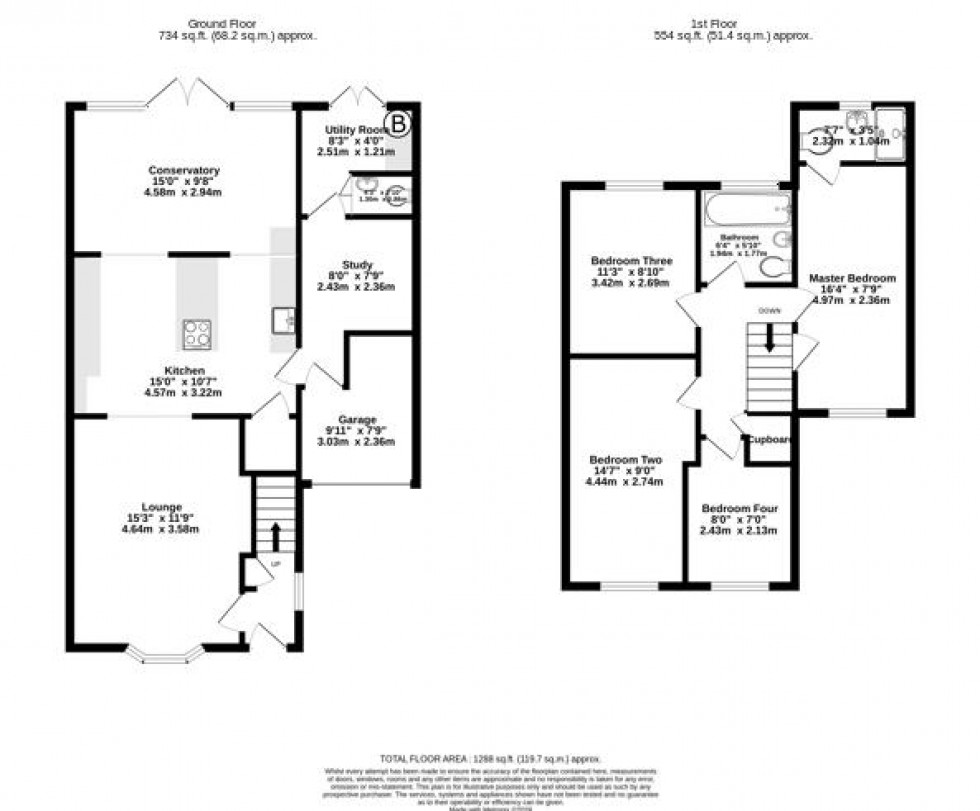 Floorplan for 20 Flaxman Croft, Copmanthorpe, York