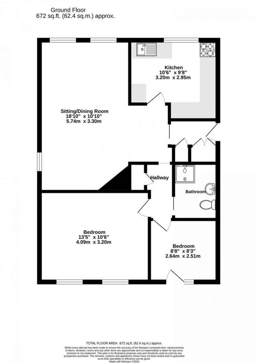 Floorplan for The Cranbrooks, Wheldrake, York
