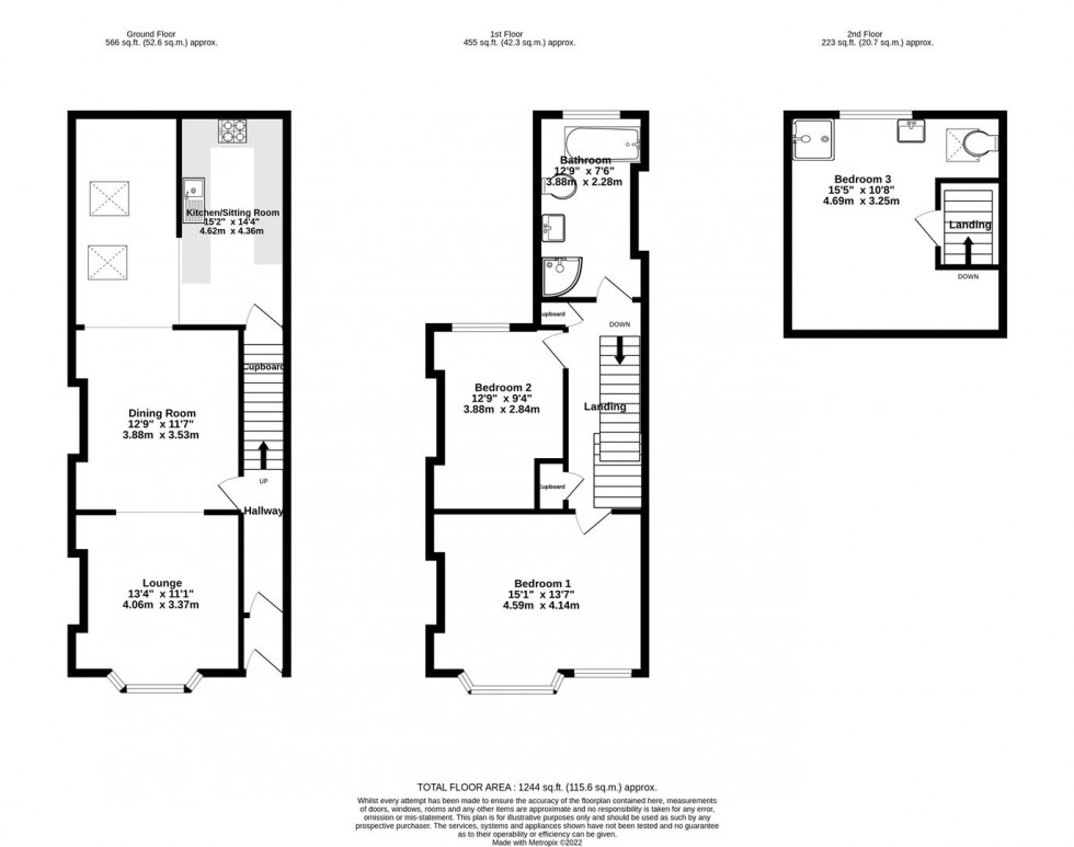 Floorplan for Bishopthorpe Road