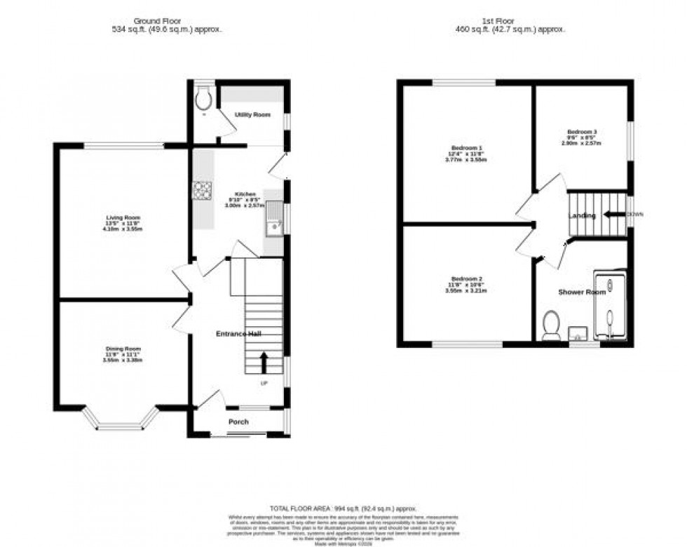 Floorplan for Jute Road, York