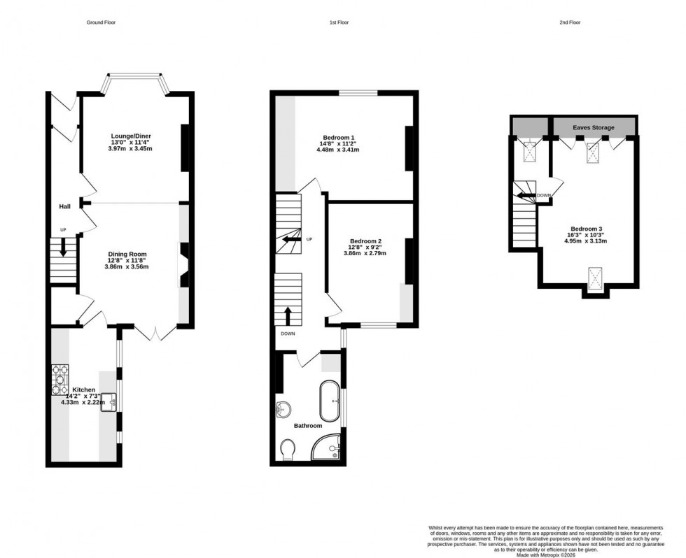 Floorplan for Thorpe Street, York