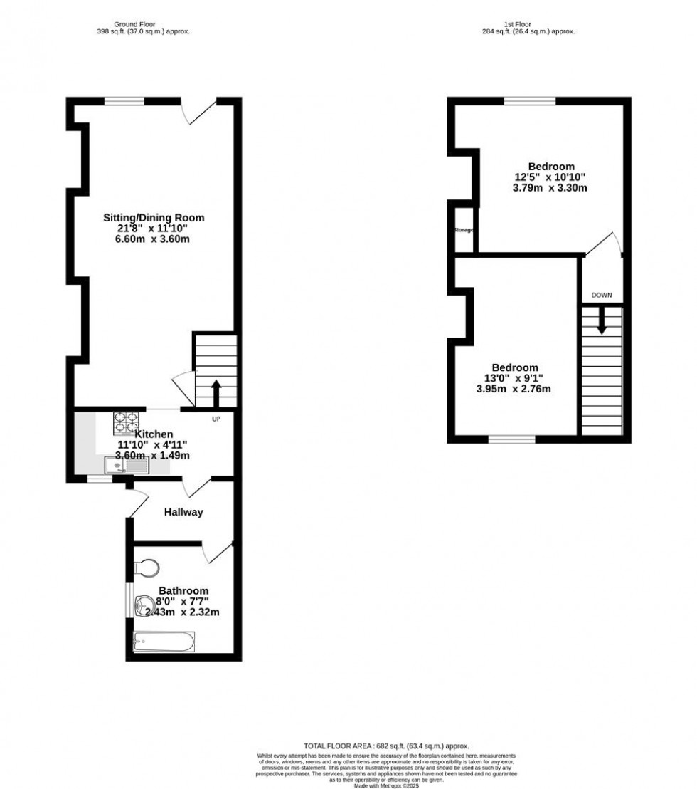 Floorplan for Rosslyn Street, York