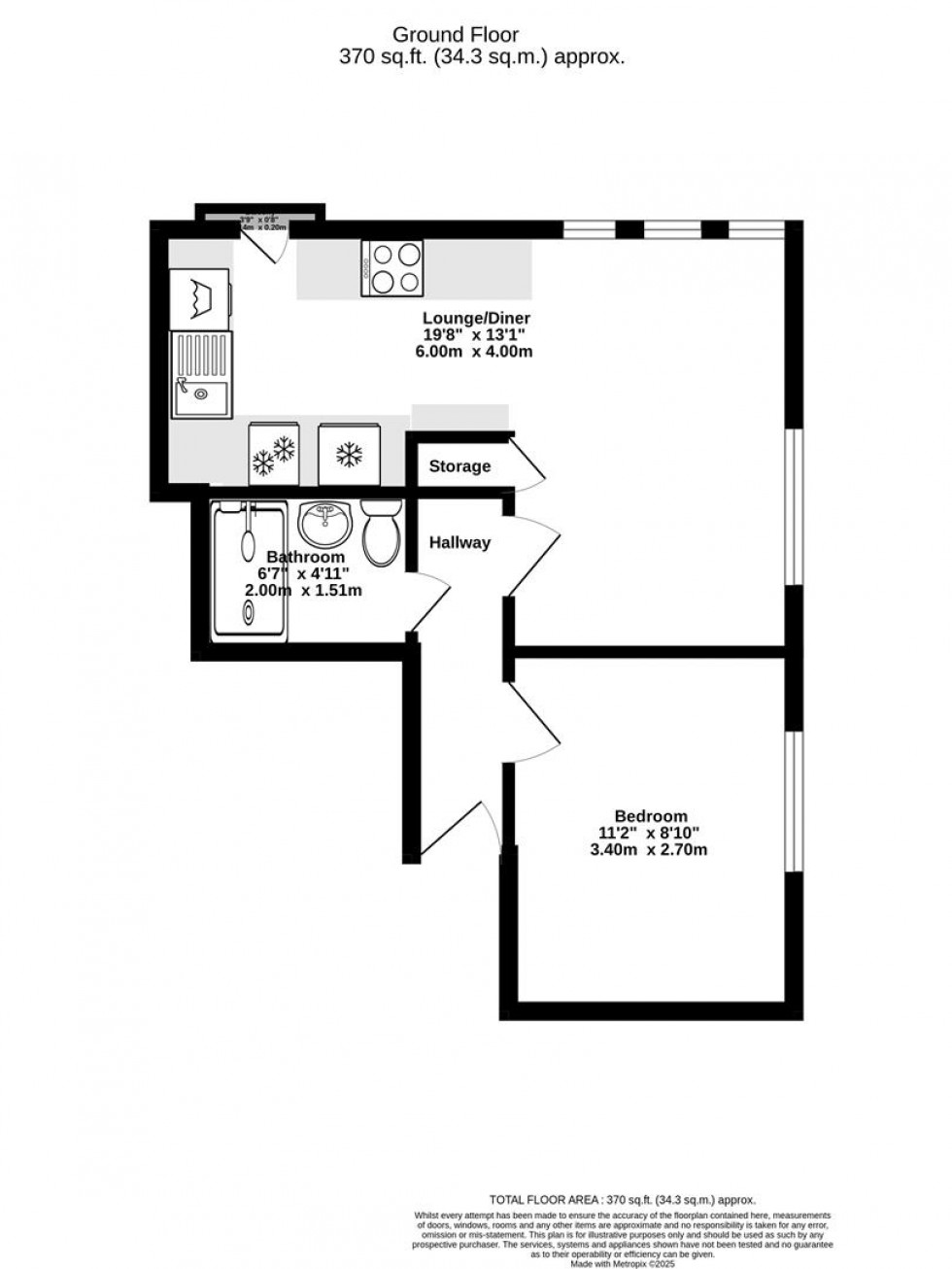 Floorplan for East Mount Road, York
