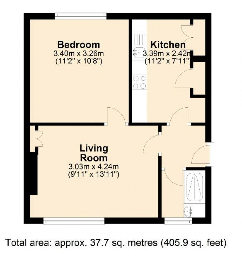 Floorplan for Dringfield Close, York