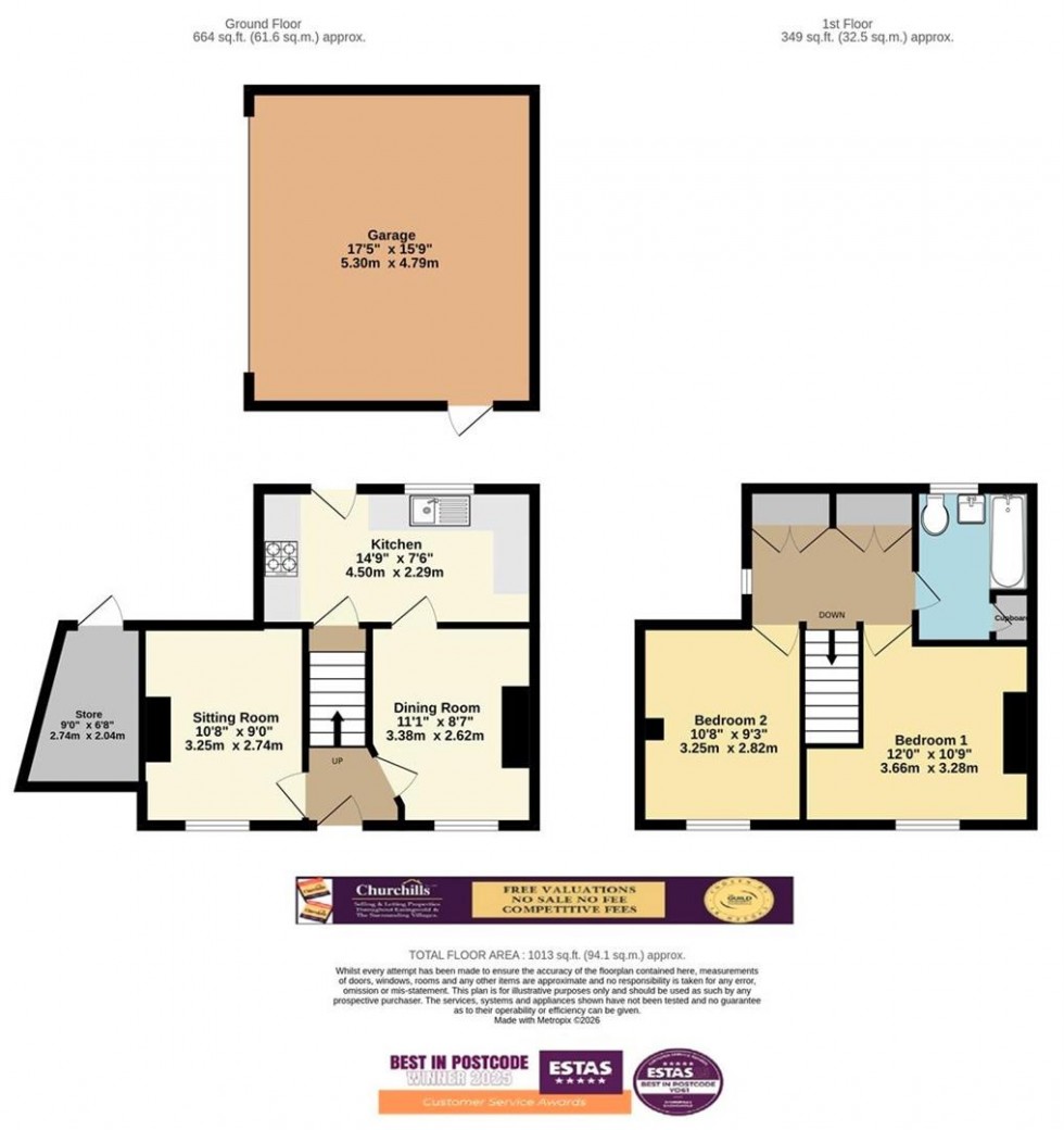 Floorplan for York Road, Easingwold