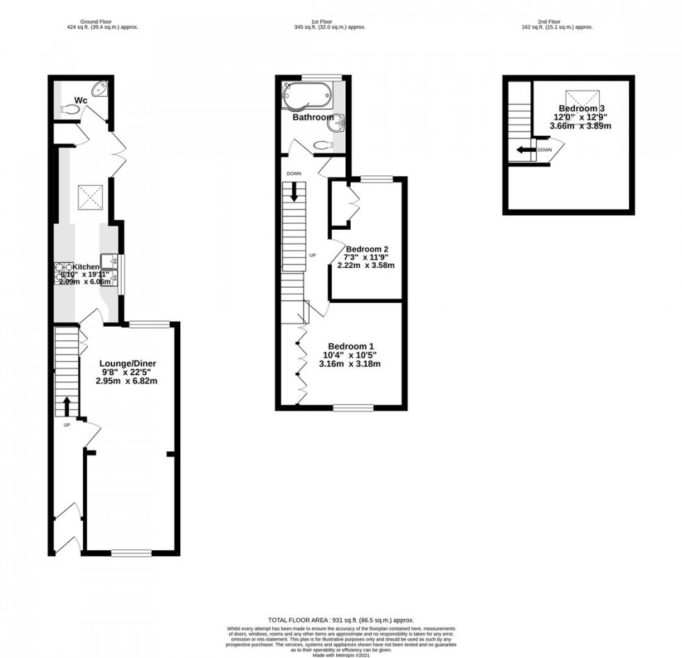 Floorplan for Colenso Street, York