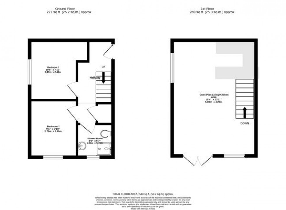 Floorplan for Clog Mill Gardens, Selby
