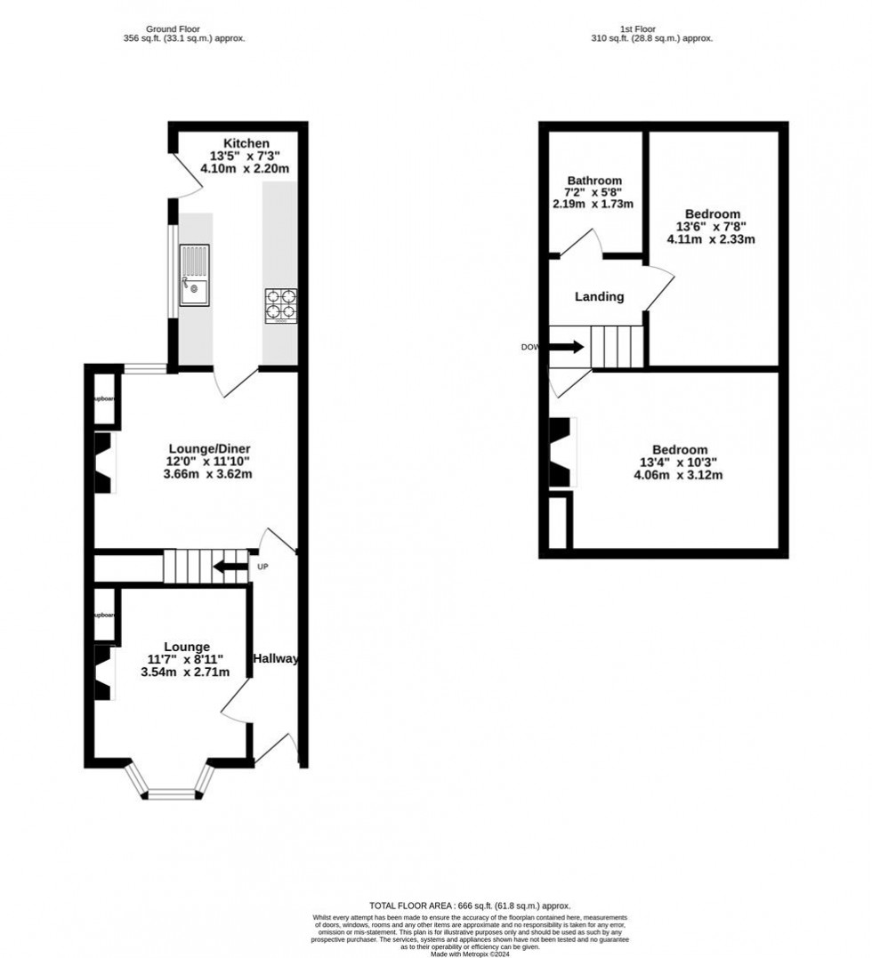 Floorplan for Scott Street, South Bank