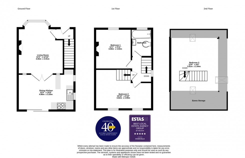 Floorplan for Somerset Road, York