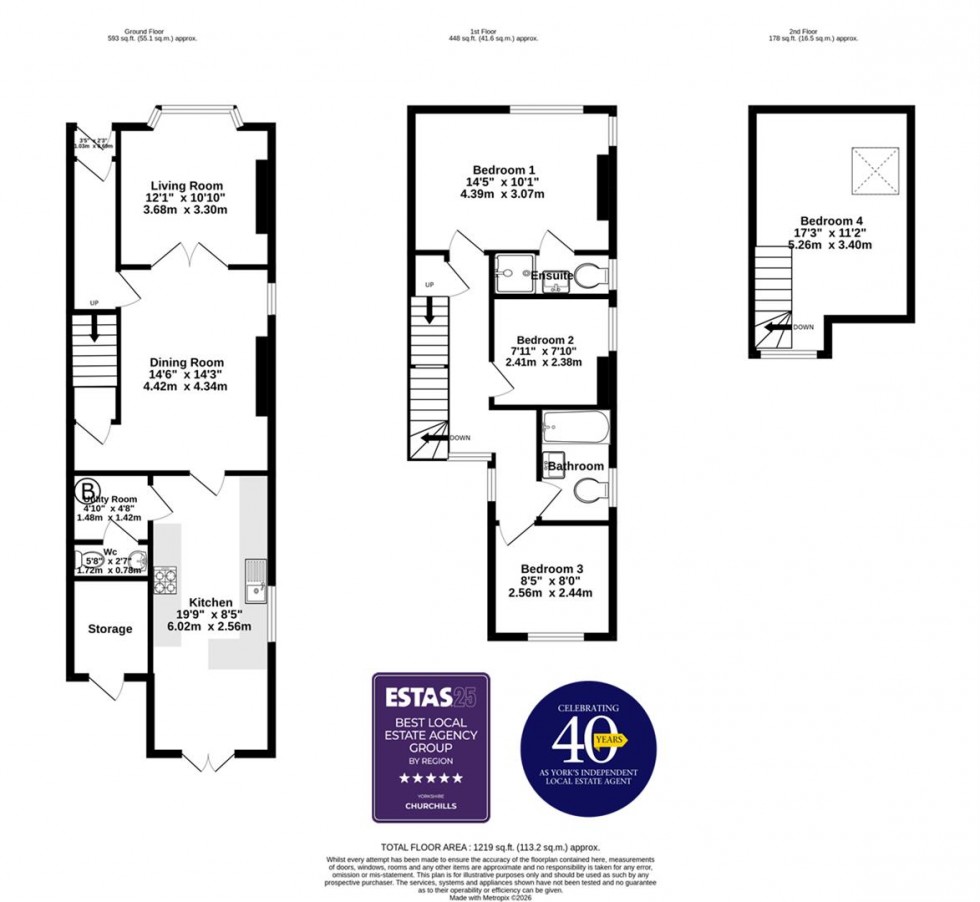 Floorplan for Campleshon Road, York