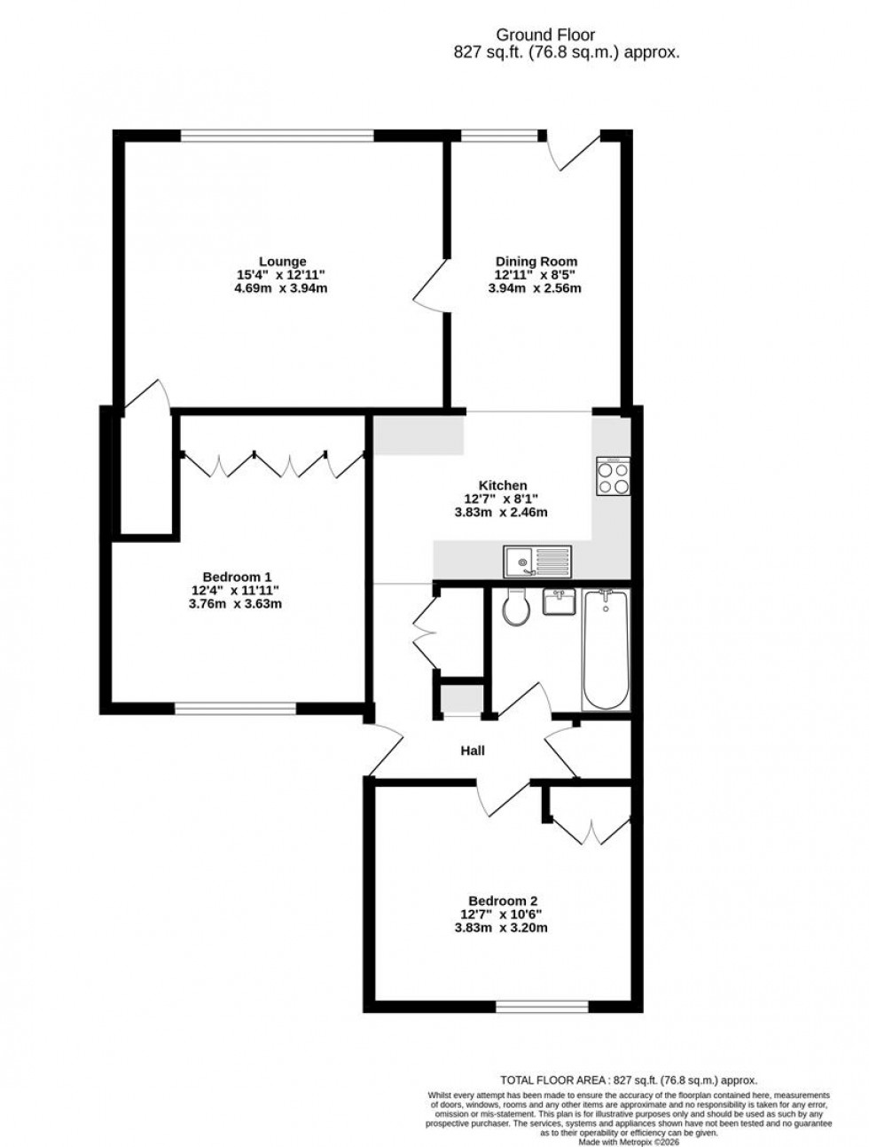 Floorplan for Turrners Croft