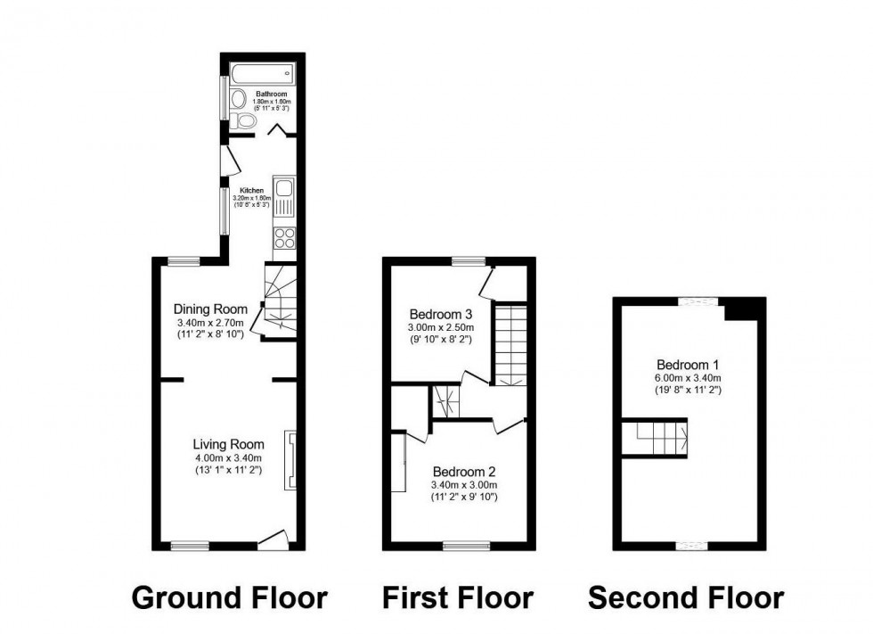 Floorplan for Bright Street, York
