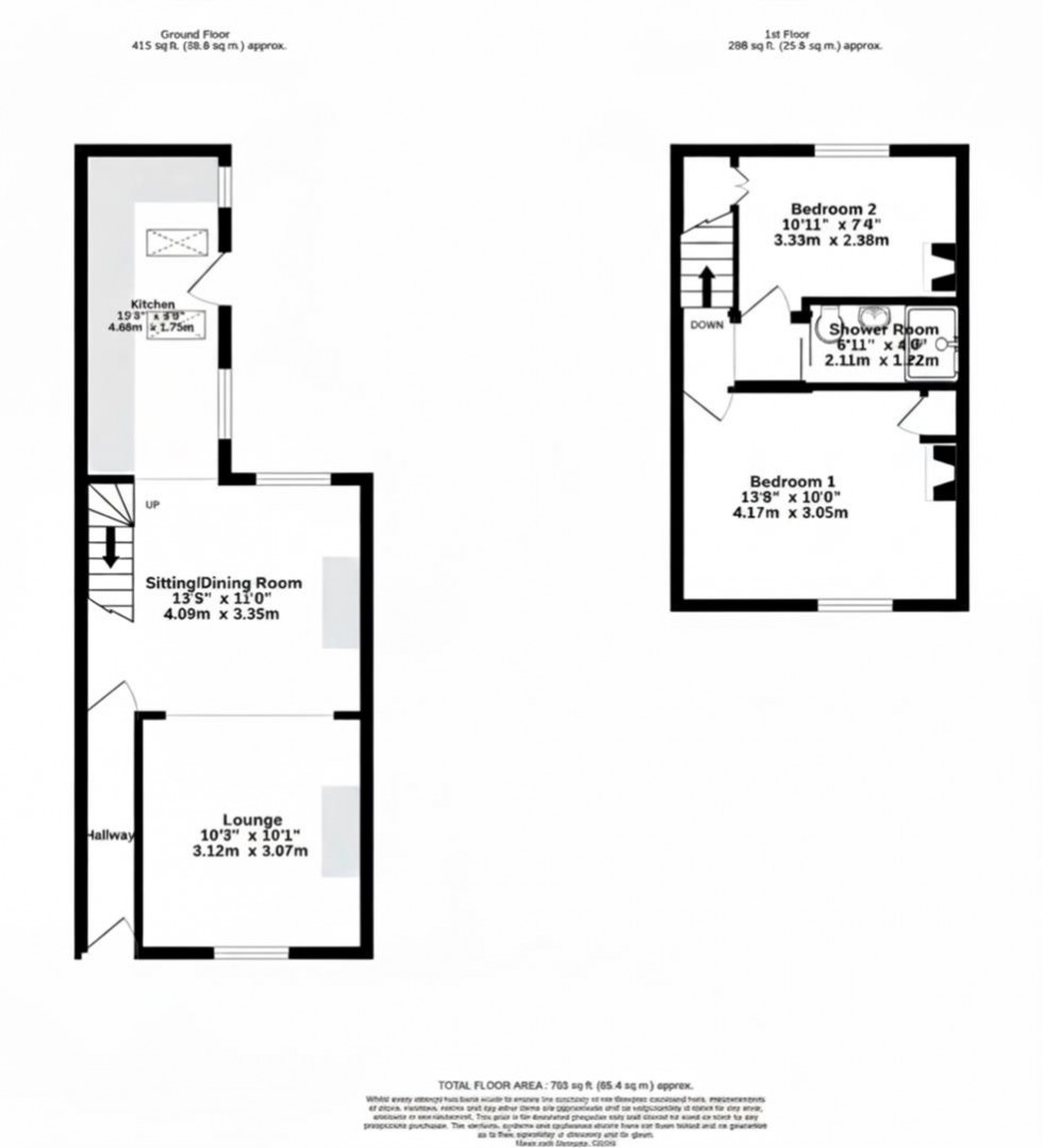 Floorplan for Buckingham Street, York