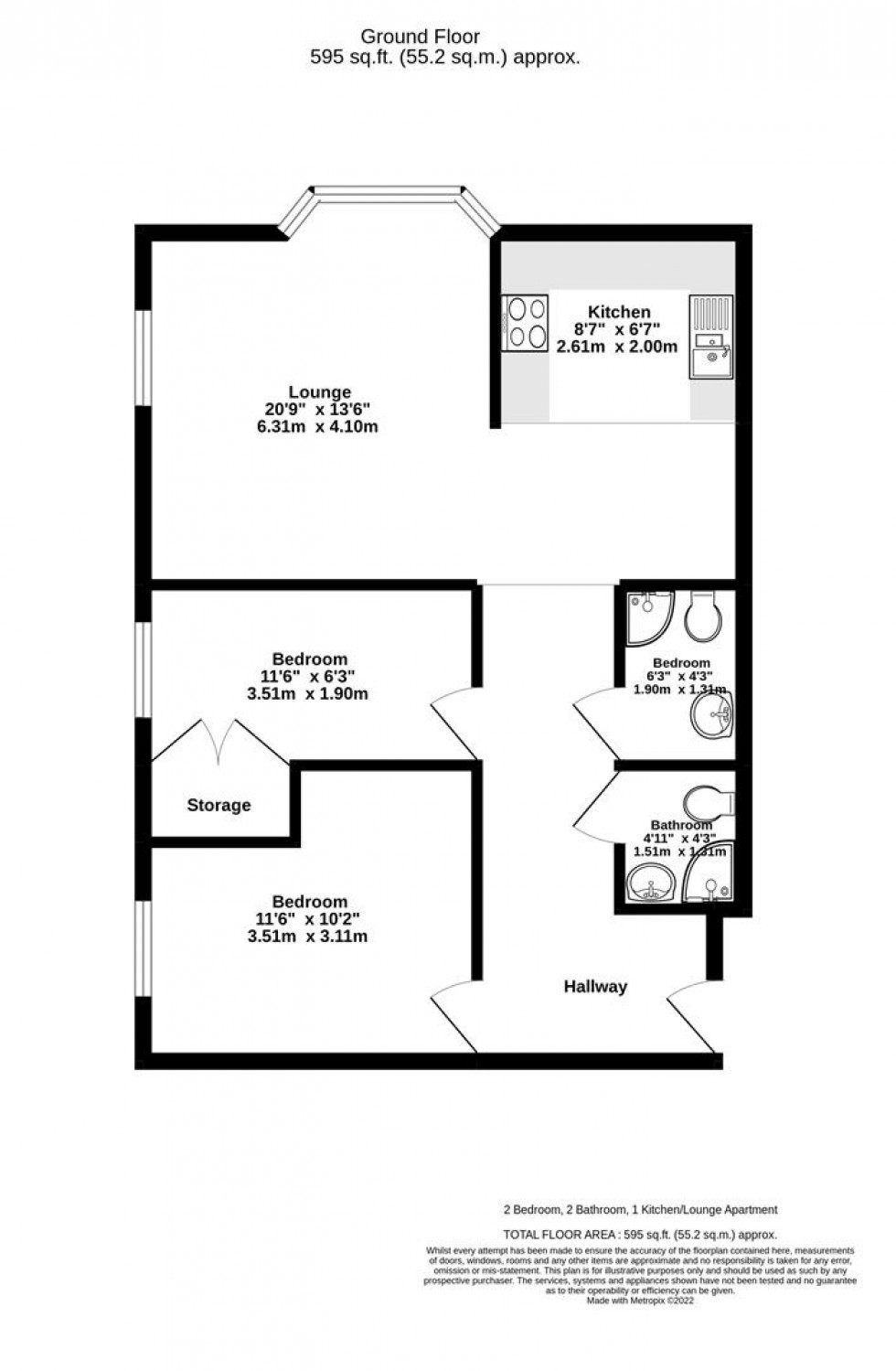 Floorplan for 180 Fulford Road, York, North Yorkshire