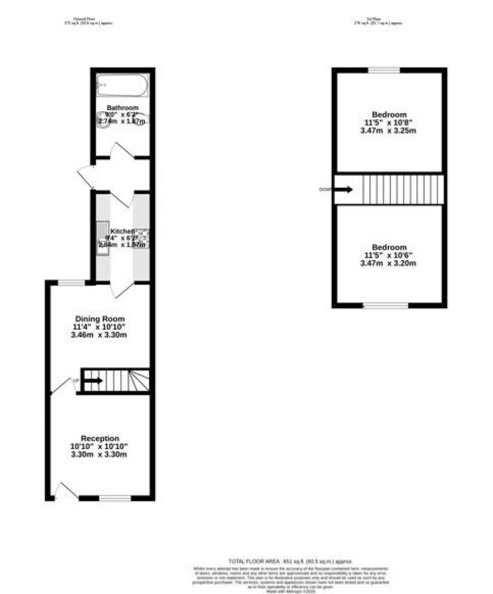 Floorplan for Queen Victoria Street, South Bank