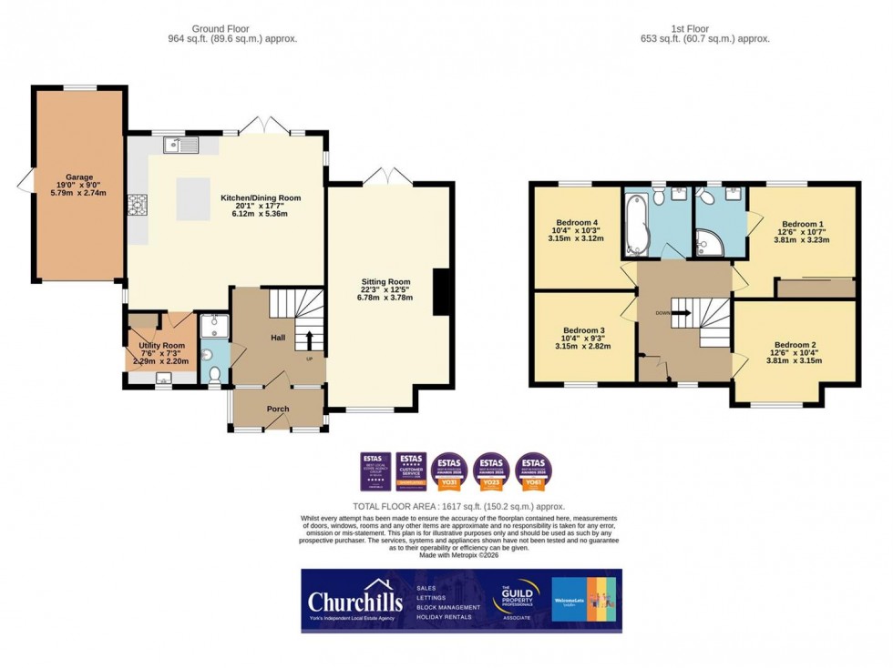 Floorplan for Husthwaite, York