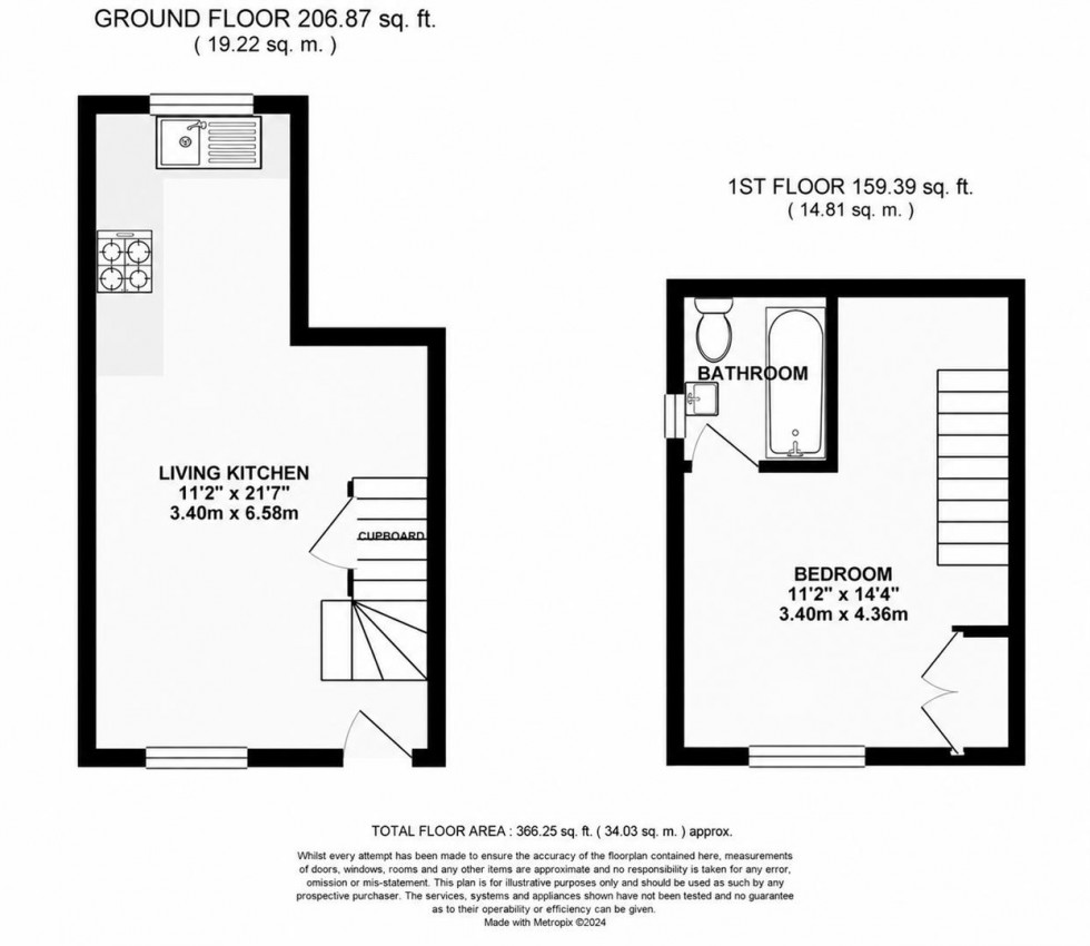 Floorplan for Park Lane, Holgate