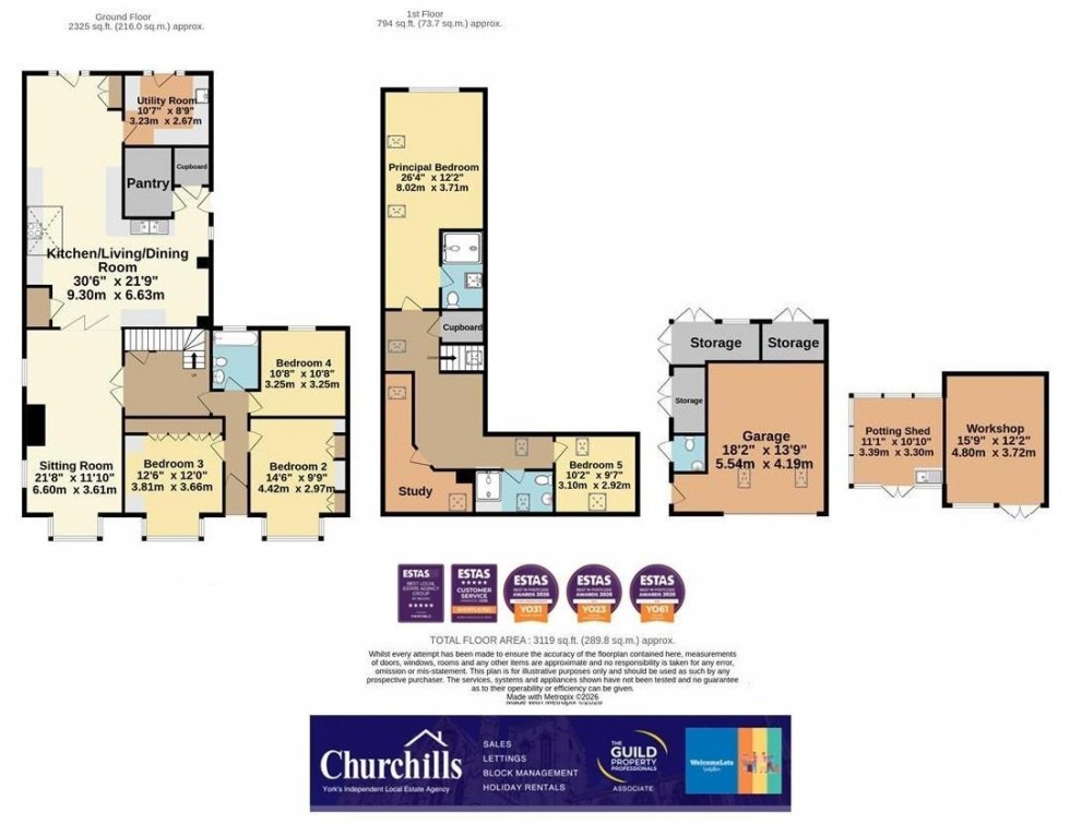 Floorplan for Easingwold Road, Huby, York