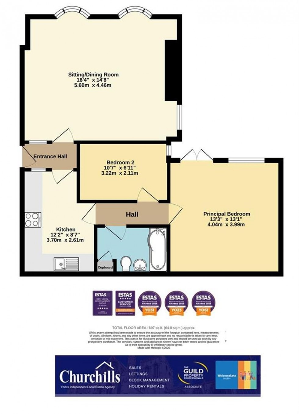 Floorplan for Horsefair, Boroughbridge