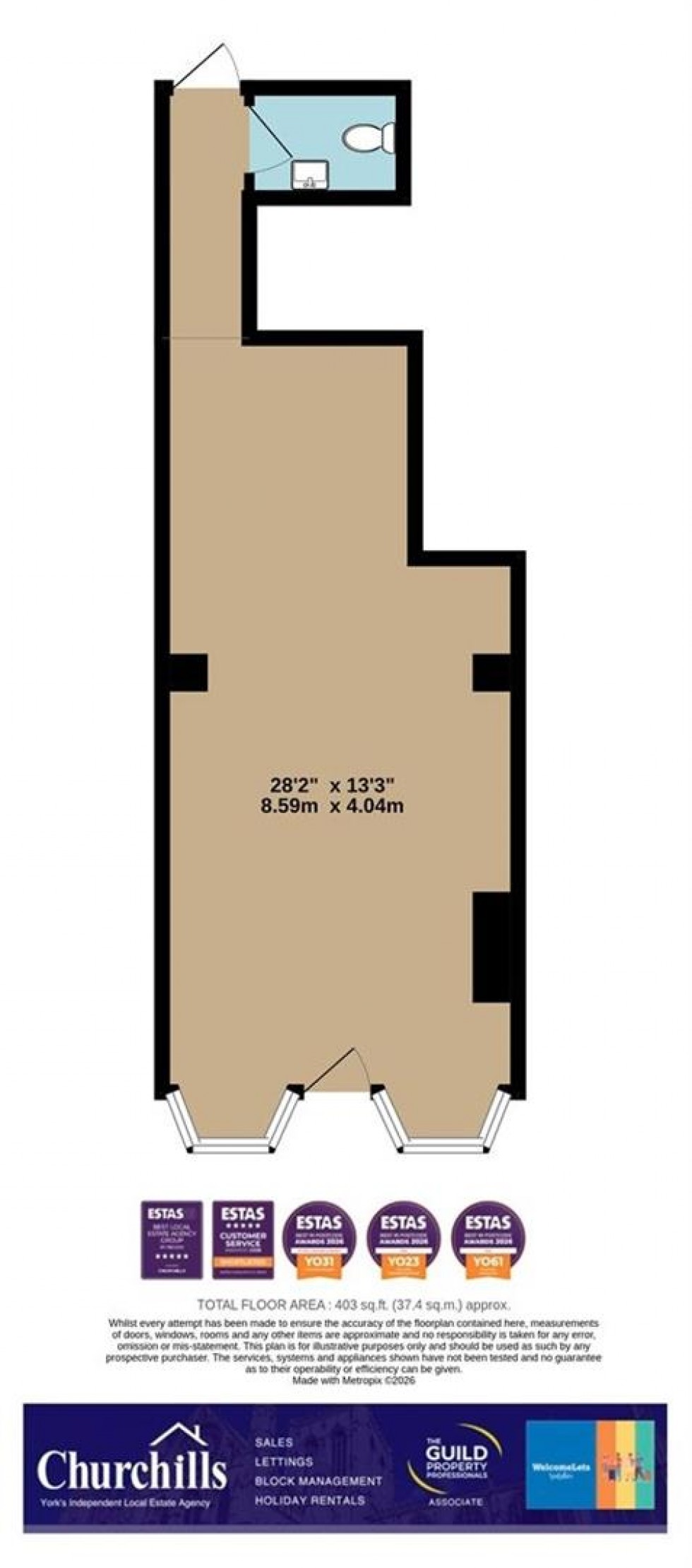 Floorplan for Long Street, Easingwold, York