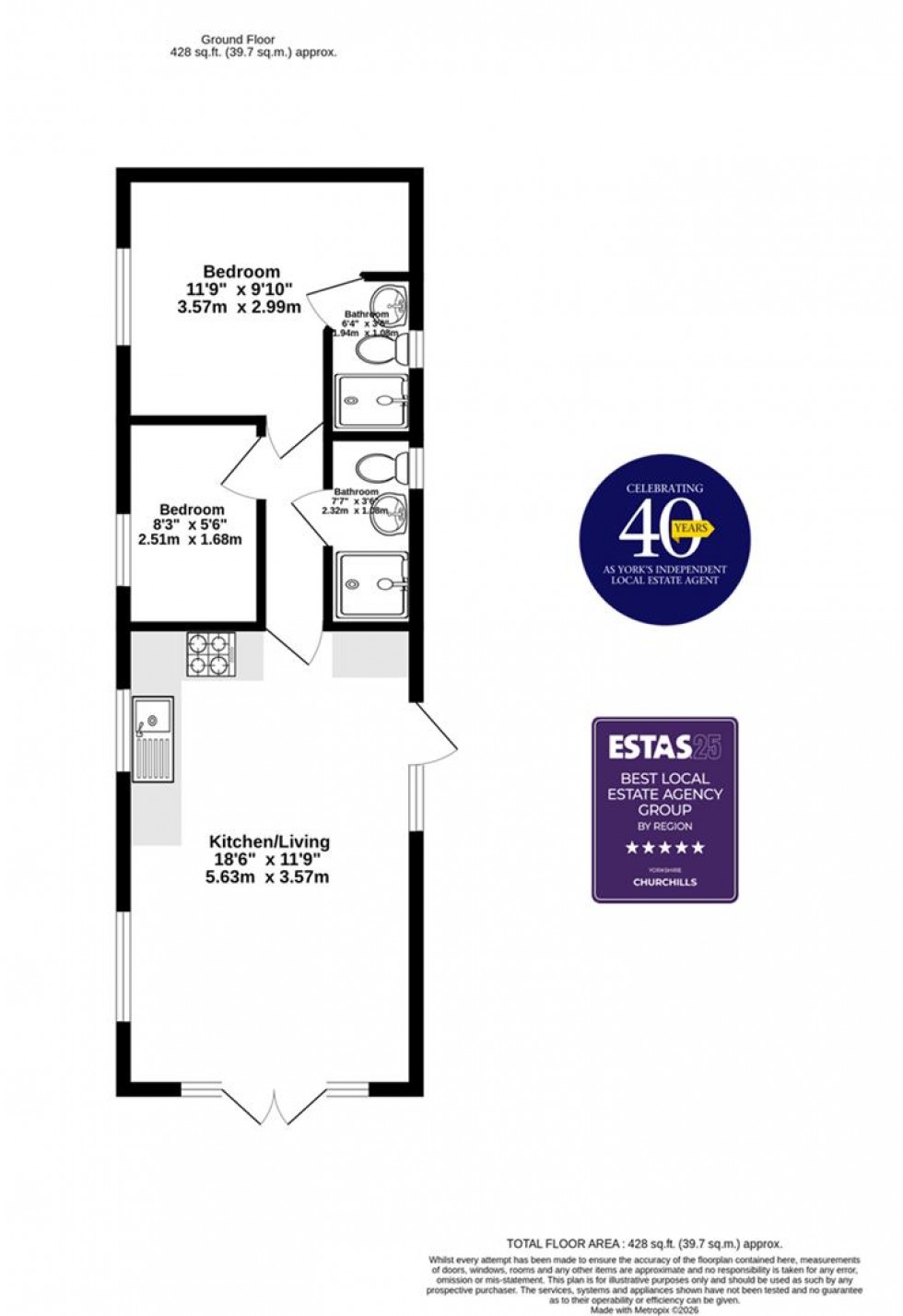 Floorplan for Wilberfoss Park, Hull Road